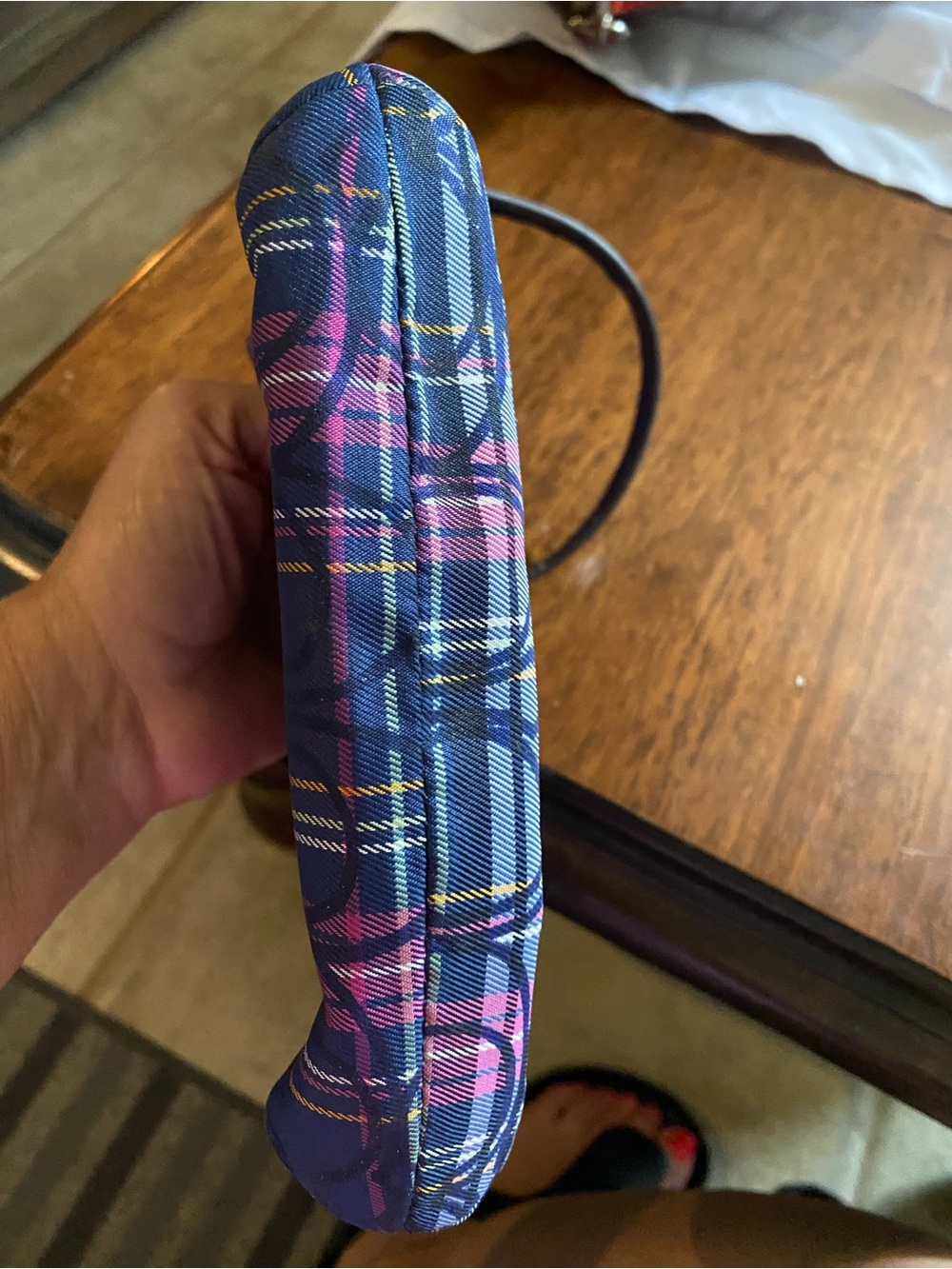 Coach Poppy Plaid wristlet - Picture 4 of 9